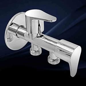 KANN 2 in 1 Angle Valve Turbo Fusion for Bathroom Toilet Bib Tap Faucet ...