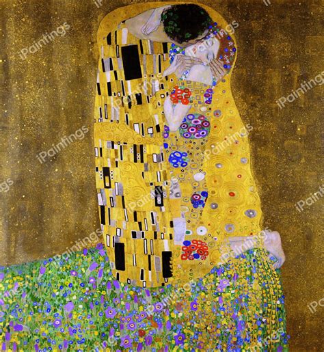 The Kiss Painting by Gustav Klimt Reproduction | iPaintings.com