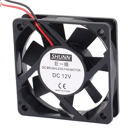 Generic DC12V 60mmx60mmx15mm 7 Vanes DC Brushless Fan Motor PC Case ...