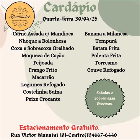 Casa Bramantes Restaurante (@casabramantesrestaurante) • Instagram ...