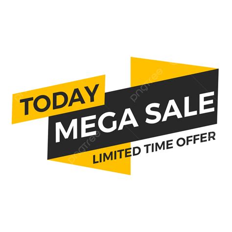 Today Mega Sale Limited Time Offer Promotion Banner, Today Mega Sale ...