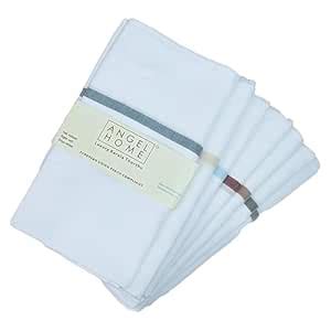 ANGEL Home Luxury Cotton Kerala Thorthu/Bath Towel (Medium; White ...