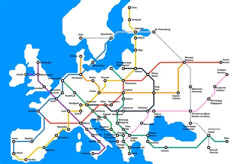 Image result for European Hyperloop Grid Map