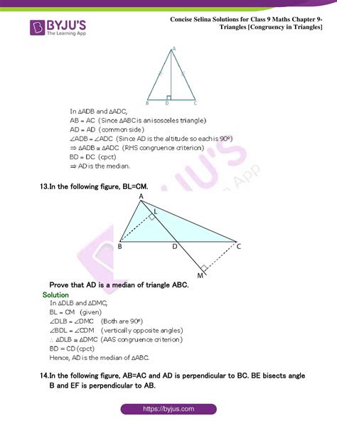 Image result for Class 9 Math Solution Triangles