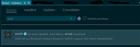 Image result for Adding xUnit to Existing Project