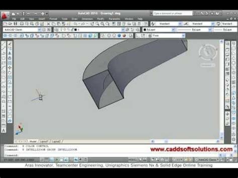 AutoCAD 3D Modeling Basic Tutorial Video for Beginner - 3 - AutoCAD 3D ...