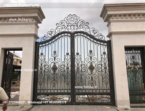 Boundary Wall Design With Gate Modern House Main Gate Design Lohe Ka ...