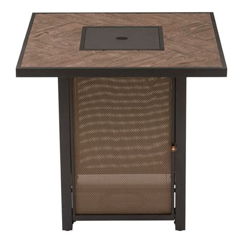 allen + roth Northvale 38-in W 40000-BTU Brown Steel Tabletop Propane ...