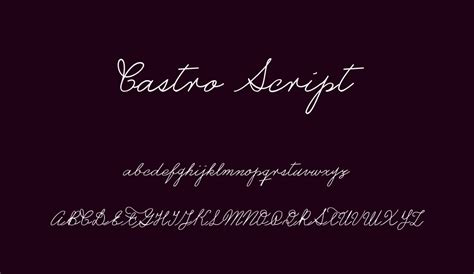 Image result for Castro Script Font