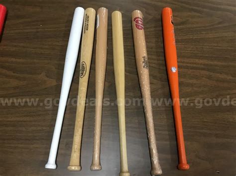 1 Lot of Mini Pro Bats (6) | GovDeals
