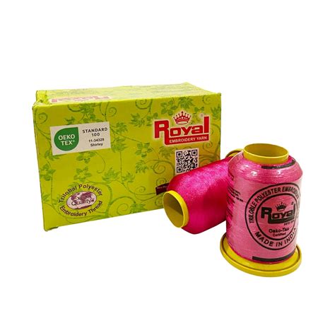 ROYAL Trilobal Polyester Embroidery Machine Thread for Special Designs ...