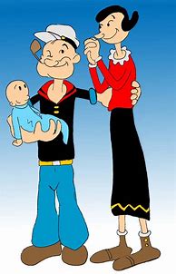 Image result for Popeye and Olive Oyl Clip Art