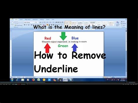 Image result for Word Blue Underline Remove