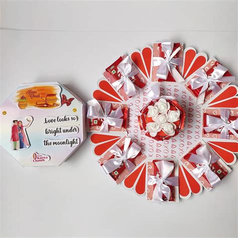 Chandrans Creation Karwachauth Chocolate Explosive Box | Chocolates ...