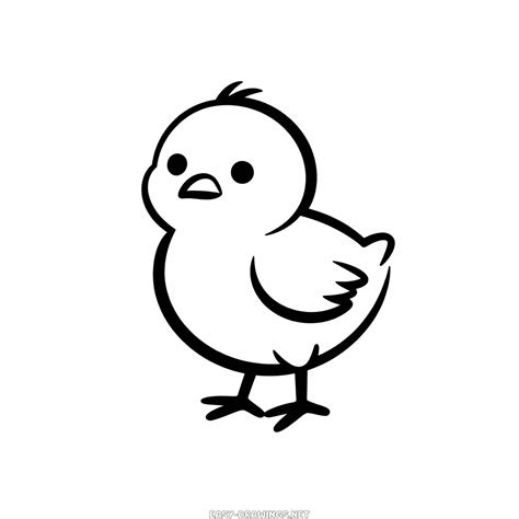 Chicken Easy Drawings | Easy Drawings