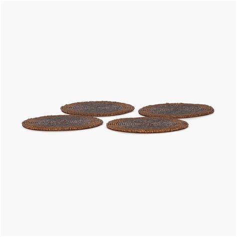 Buy Beaded Coaster - Set Of 4 from Home Centre at just INR 399.0