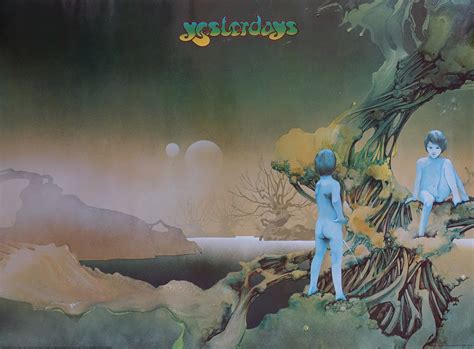 1975 Yes Album Cover Yesterdays - Original Vintage Poster | Roger dean ...