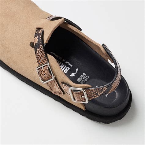 Tokio II Lined 1774 Leather Natural Snake Brown | BIRKENSTOCK