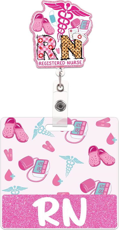 Amazon.com : RN Badge Buddy Accessories for Work - Retractable Nurse ID ...