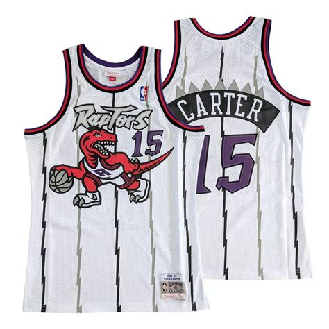 Toronto Raptors Men's Mitchell and Ness Hardwood Classics Vince Carter ...