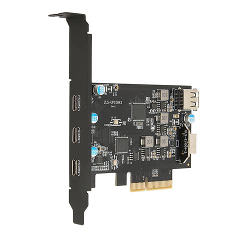 PCI E to USB 3.2 3 Port Expansion Card, 20 Gbps PCI Express USB Add in ...