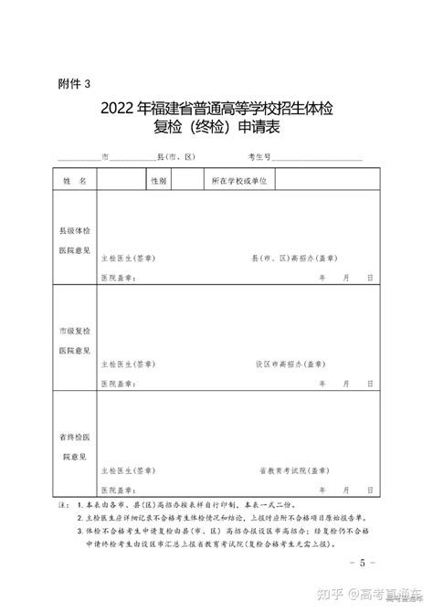 刚刚！2022福建高考体检时间/地点确定，春招也要参加吗？ - 知乎