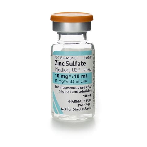 Zinc Sulfate Injection at Georgia Kirsova blog