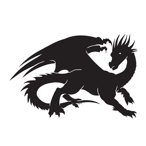 Silhouette Of Dragon
