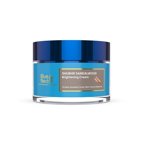 Blue Nectar Ayurvedic Sandalwood Radiance and Skin Brightening Cream ...