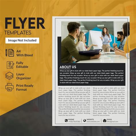 Pages flyer PSD, High Quality Free PSD Templates for Download | Freepik