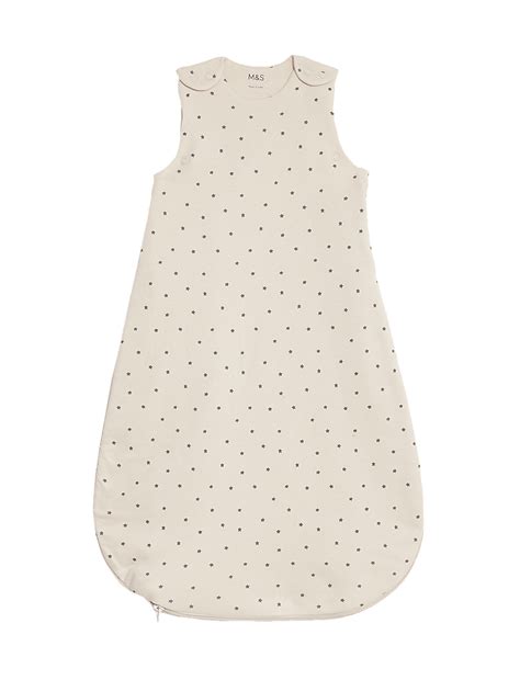 Pure Cotton Star Print 1.5 Tog Sleeping Bag (0-3 Yrs)