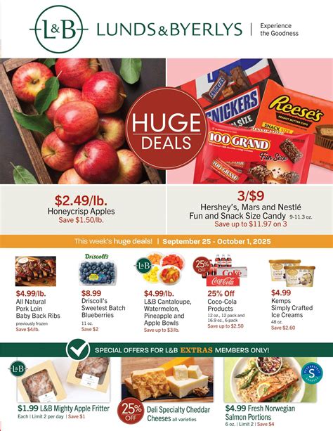 Lunds and Byerlys Weekly Ad September 25 – October 1, 2025
