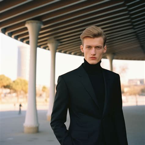 Black Turtleneck Men