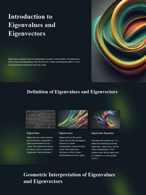 Eigenvalue Tutorial 的图像结果