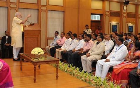 PM's informal interaction with National Awardee Teachers' on the eve of ...