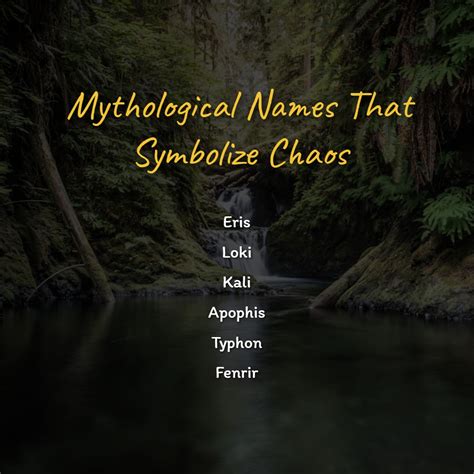 Names That Mean Chaos: Exploring Powerful and Fiery Meanings - ThePleco Mag