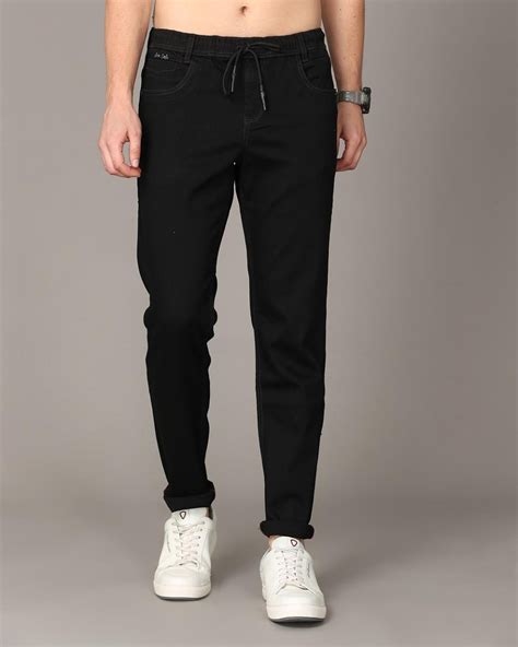 Buy Men's Black Slim Fit Jeans Online at Bewakoof