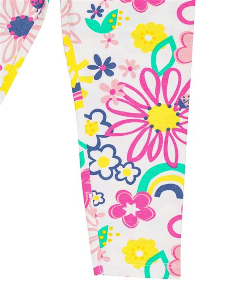 Buy Girls Leggings Rainbow Print-Multicolor Online at Best Price | H by ...