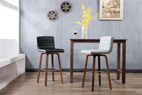 Buy Porthos Home Bar/Counter Stools With PU Leather Upholstery ...