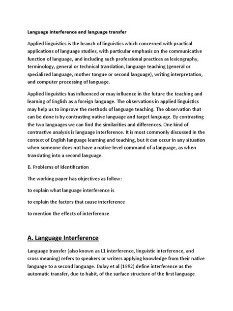 Image result for Language Interference