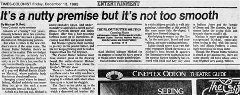 The Peanut Butter Solution (1985)