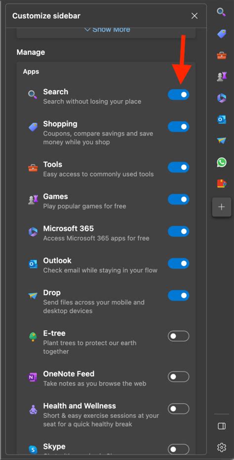 Image result for Edge Sidebar