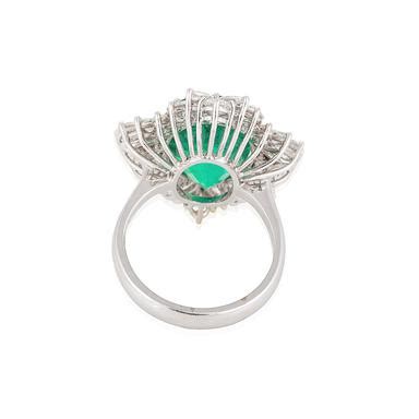 Emerald Diamond 18K Ring | Prinseps