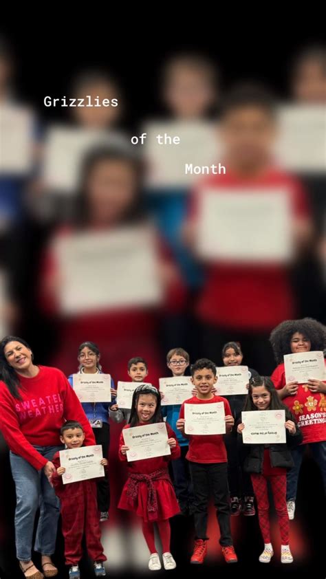 E W Griffith Elementary School | We celebrated our Grizzlies of the ...