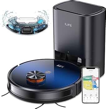 ILIFE T10s Robotic Vacuum Cleaner, Powerful Suction, Customized ...