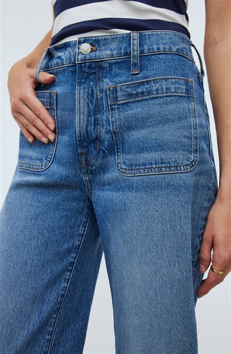 Madewell The Perfect Vintage Patch Pocket Wide Leg Jeans | Nordstrom in ...