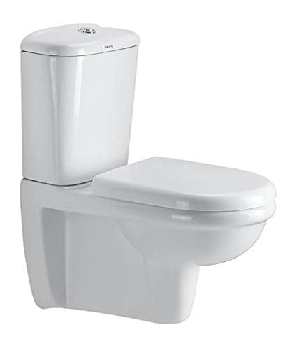 Cera Croft 3156 Extended Wall Hung European Water Closet (White, Two ...