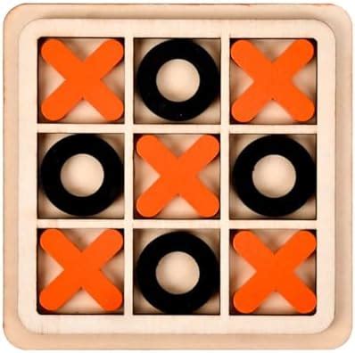 Buy UPBEAT Classic Wooden Tic Tac Toe Game (XO Game) (Pack of 1 ...