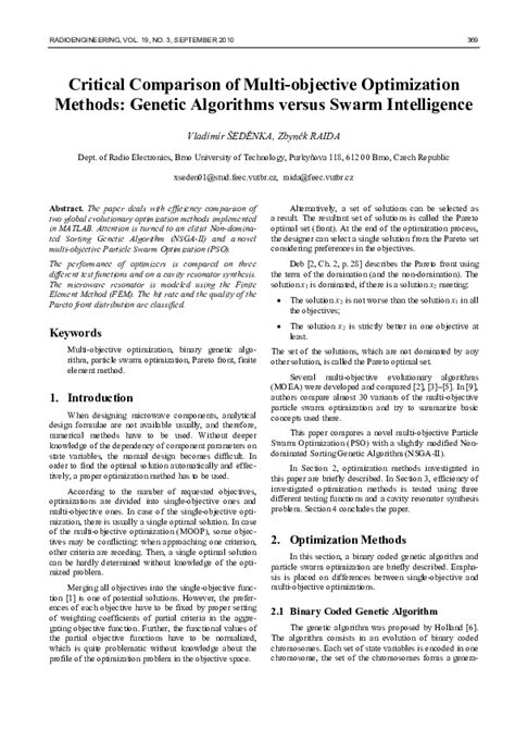 Multi-Objective Optimization Methods 的图像结果