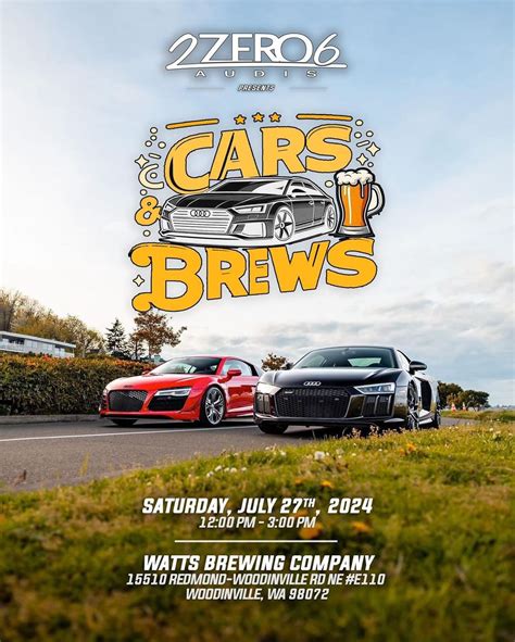 Audi Car Show — Watts Brewing Company
